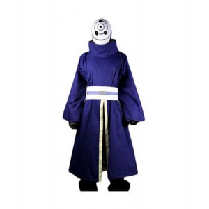 Naruto : Tobi Obito Madara Uchiha Sans Akatsuki Ninja Masque Costumes Cosplay